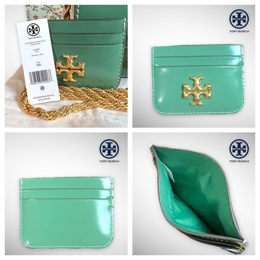 🚫SOLD ON MECARI 🚫NWT Tory Burch Eleanor Spazzolato Shoulder Bag, Card Case… - Picture 12 of 16
